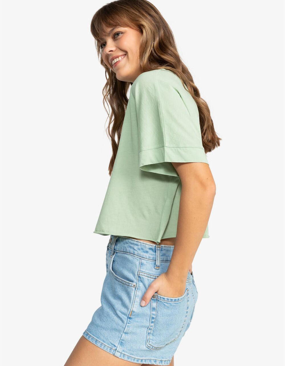 ROXY Feel Free Crop Boxy Womens Tee Product Image