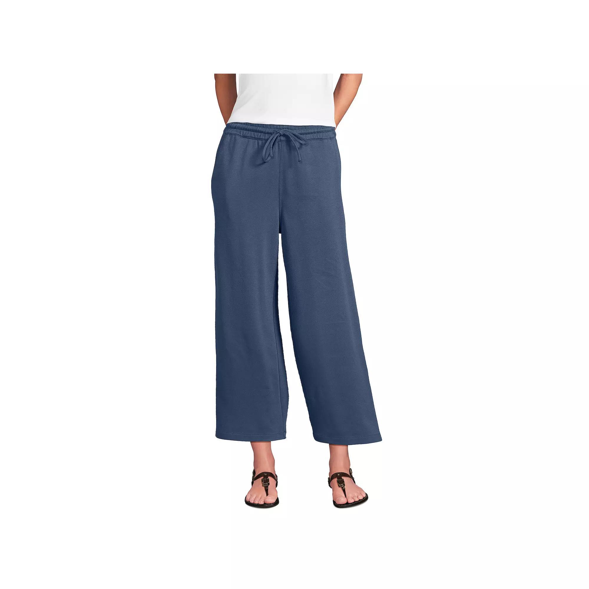 Women's Lands' End Sport Knit Cropped Pants,  Product Image