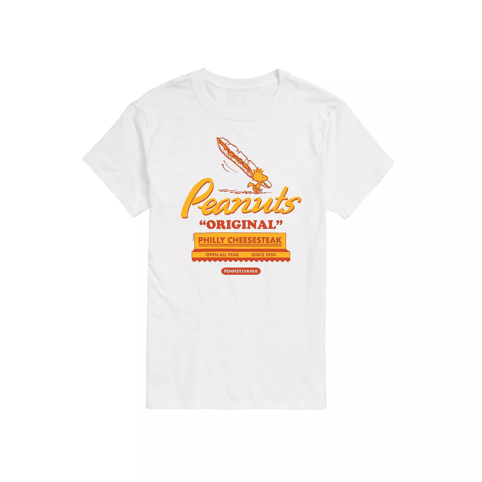 Big & Tall Peanuts Philly Cheesesteak Graphic Tee, Men's,  Product Image