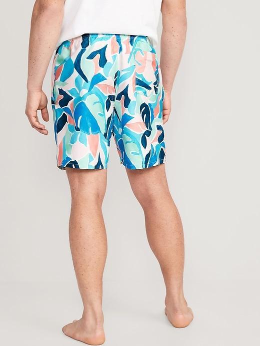 Printed Swim Trunks --7-inch inseam Product Image