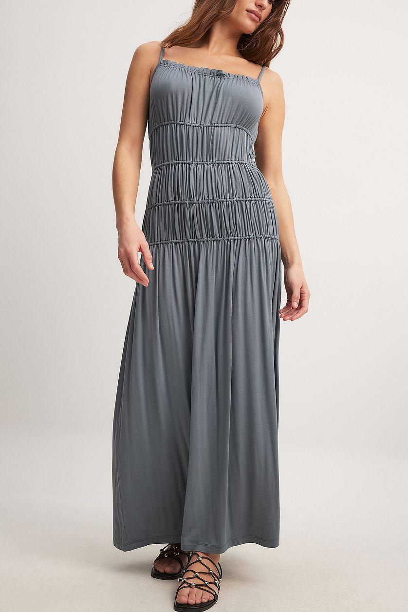 Rouched Maxi Dress Product Image