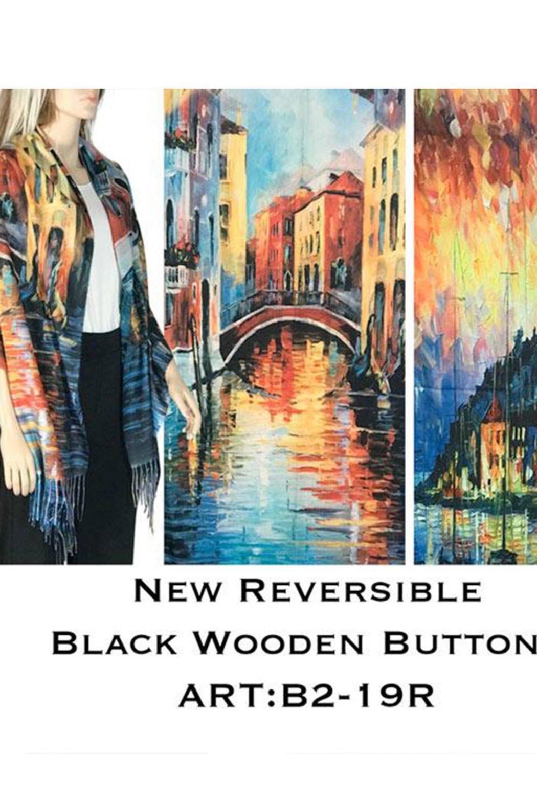 Sueded Art Design Reversible Shawls Product Image