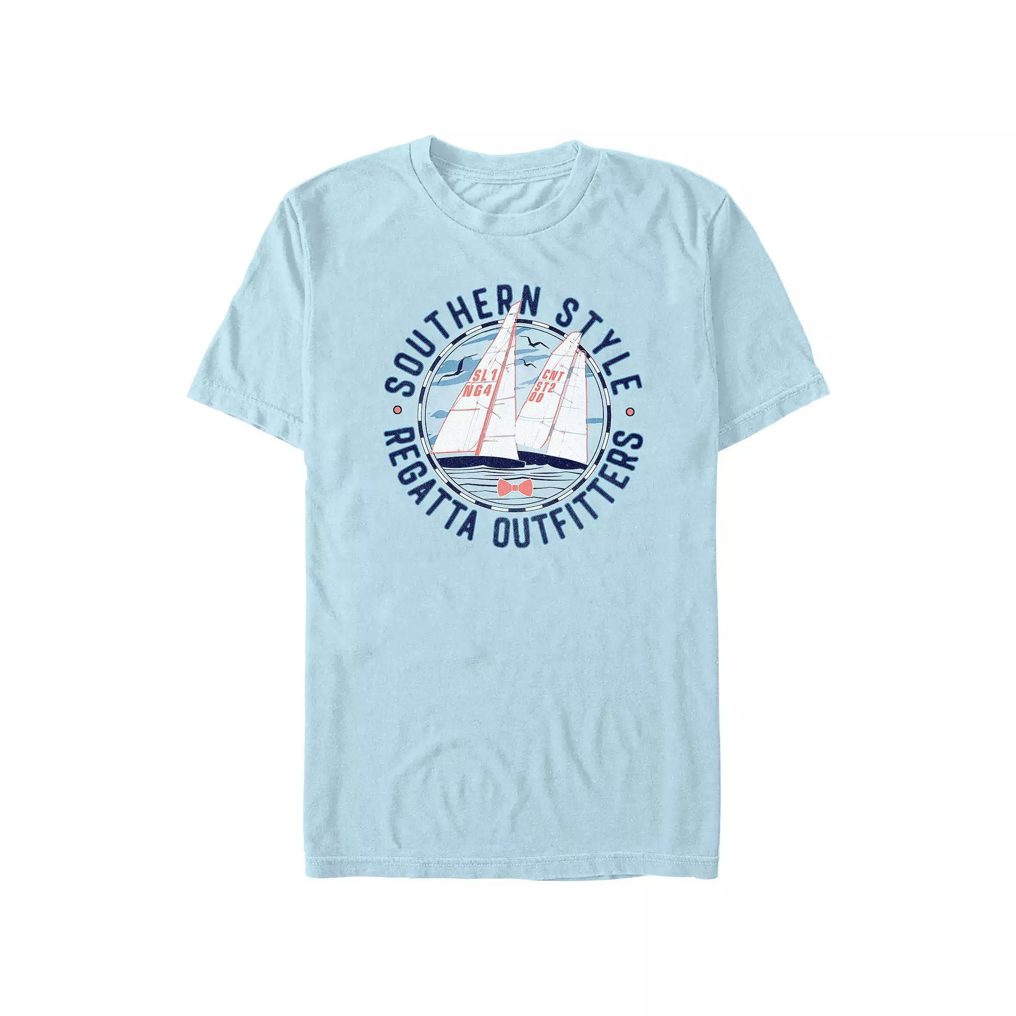 Men's Comfort Colors® Southern Style Regatta Outfitters Graphic Tee, Size: Small, Chambray Product Image