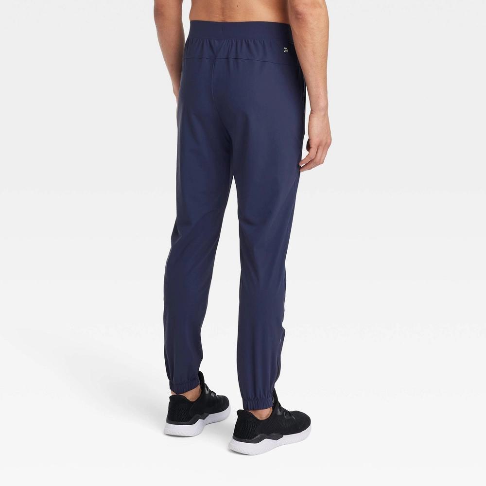 Mens Lightweight Tricot Jogger Pants - All In Motion Navy XL Product Image