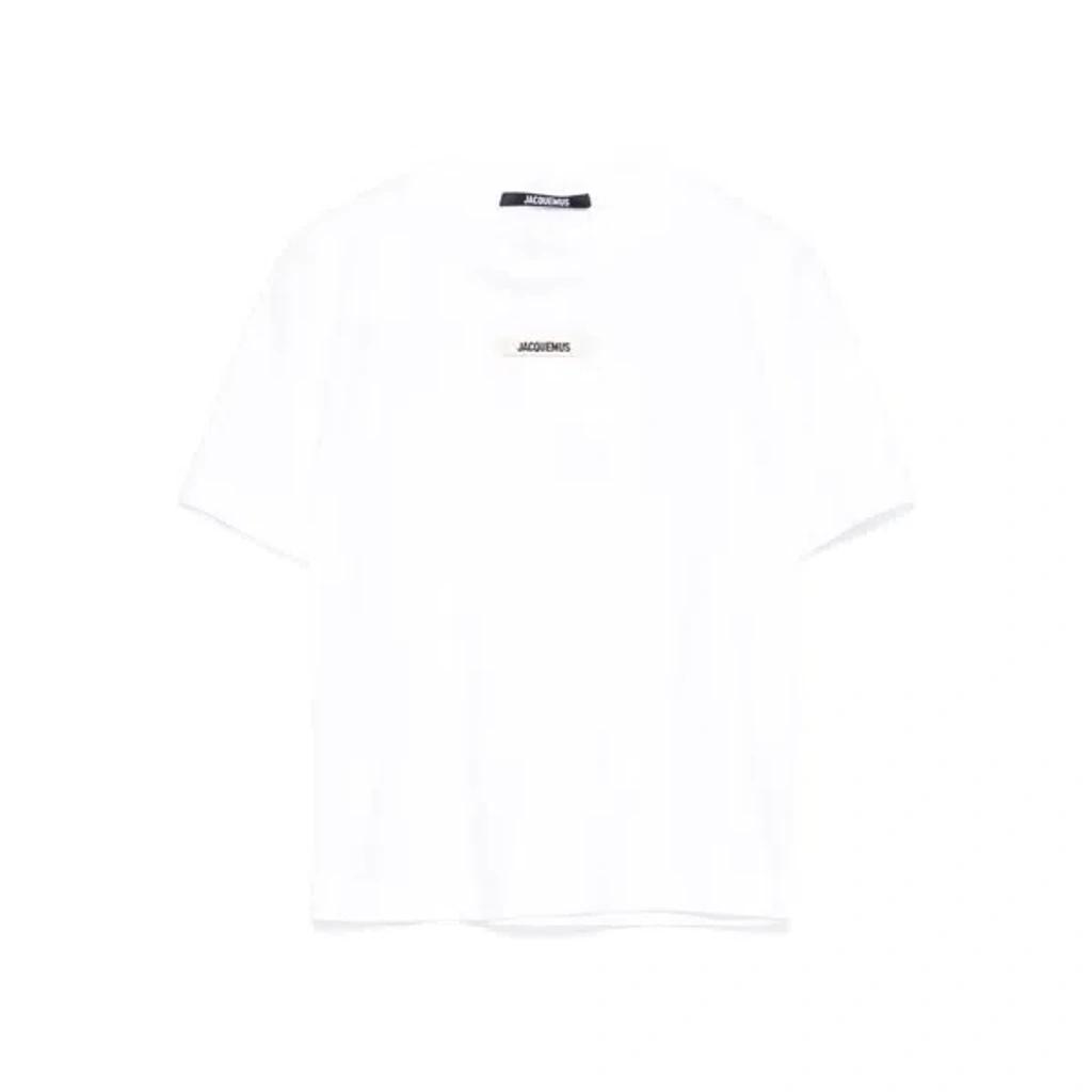JACQUEMUS The Gros Grain T-shirt In White Product Image