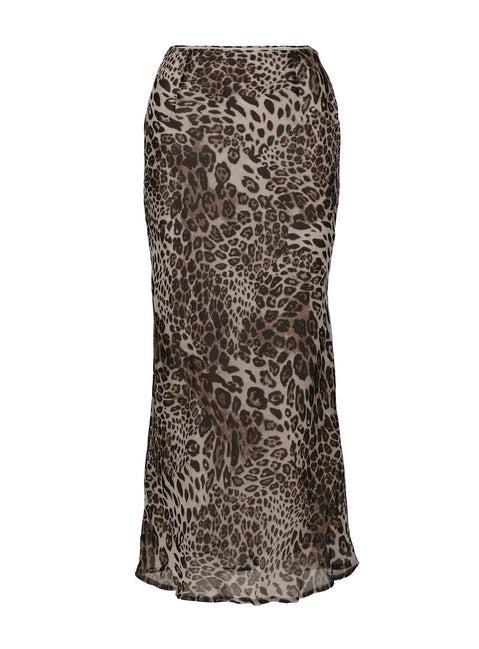 Manda Maxi Skirt Leopard Product Image