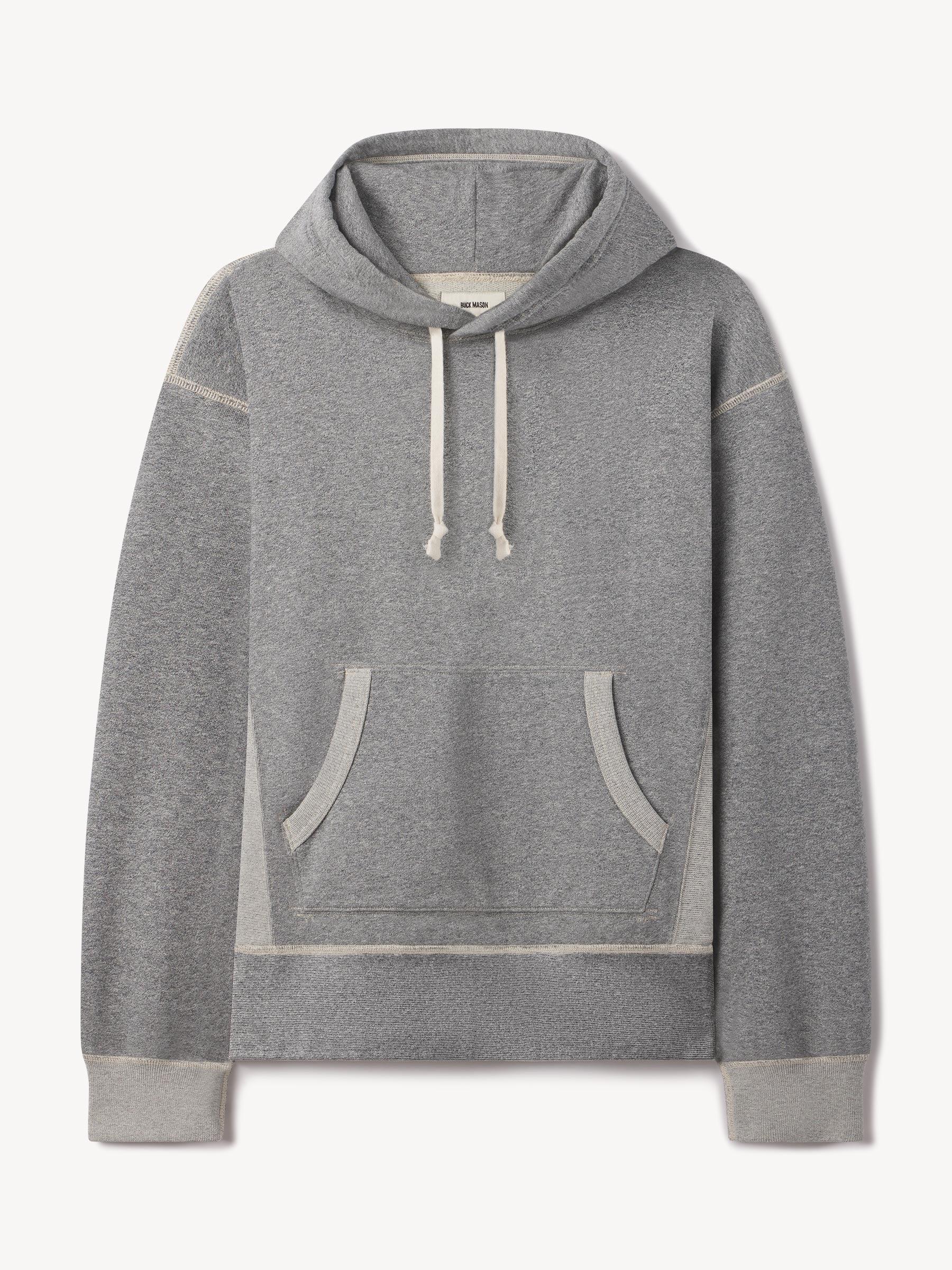 Heather Grey Welterweight Hooded Sweatshirt Product Image