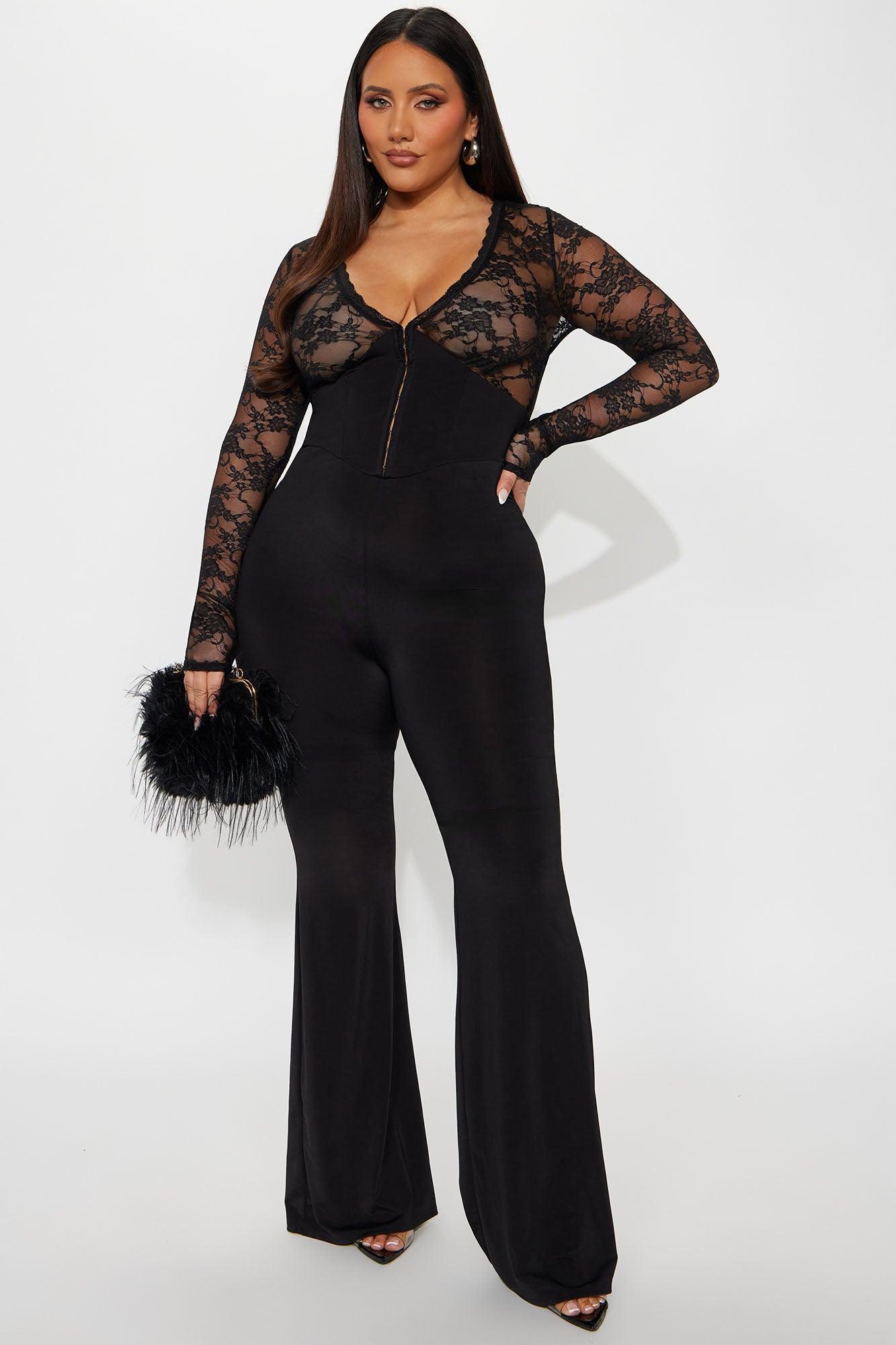 My Favorite Flare Jumpsuit - Black Female Product Image