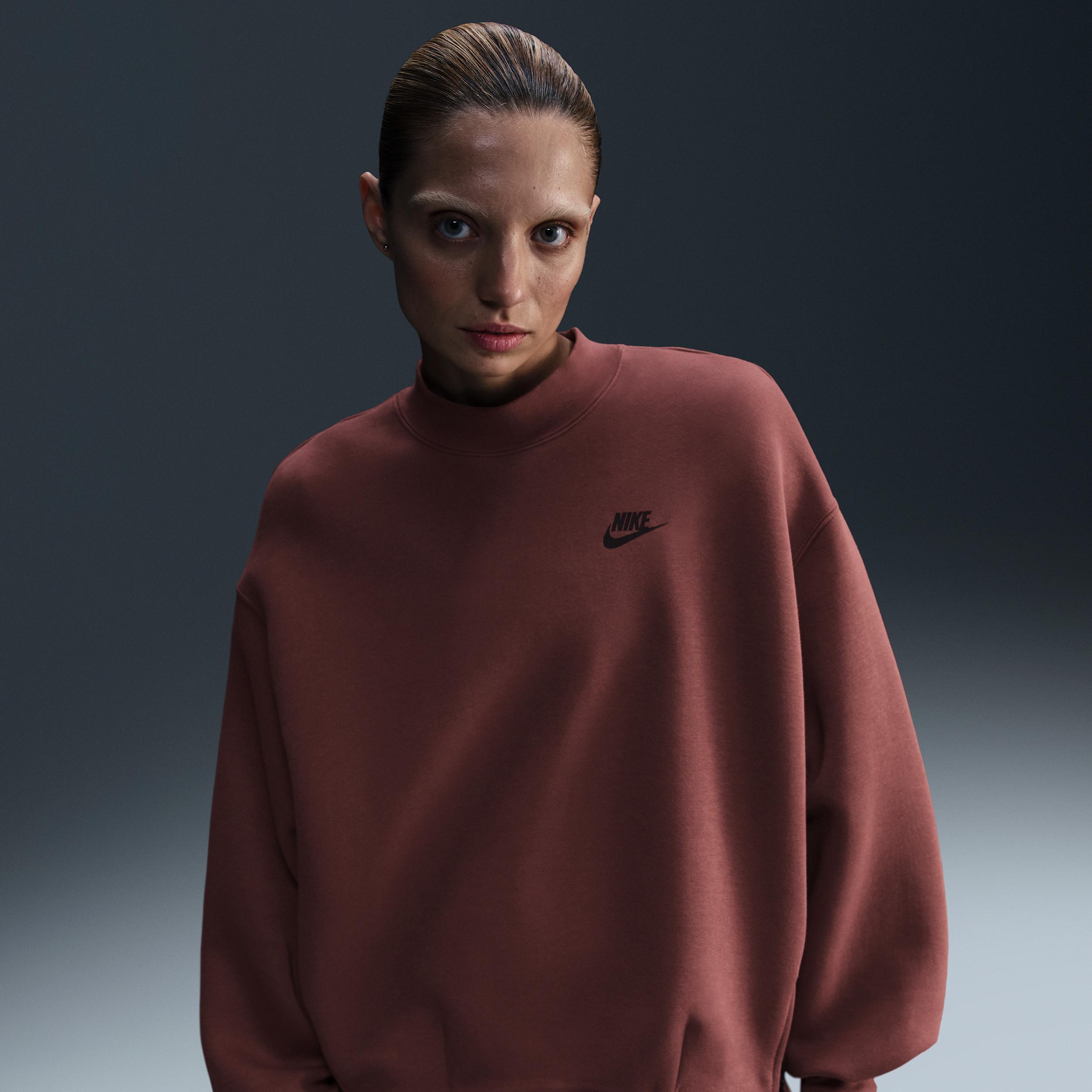 Nike Sportswear Tech Fleece Women's Oversized Crew-Neck Sweatshirt Product Image