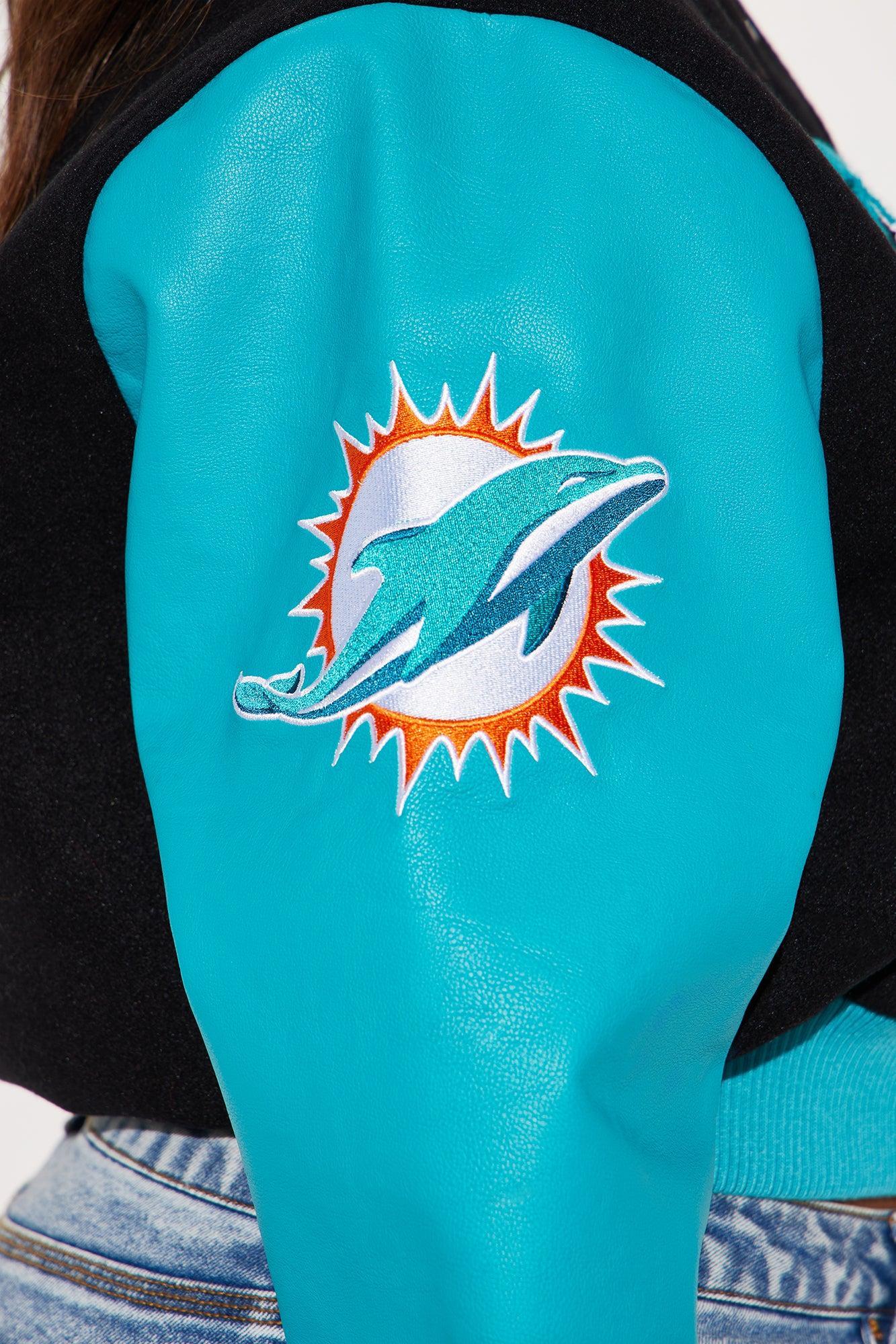 Miami Dolphins Bomber Jacket - Black Product Image