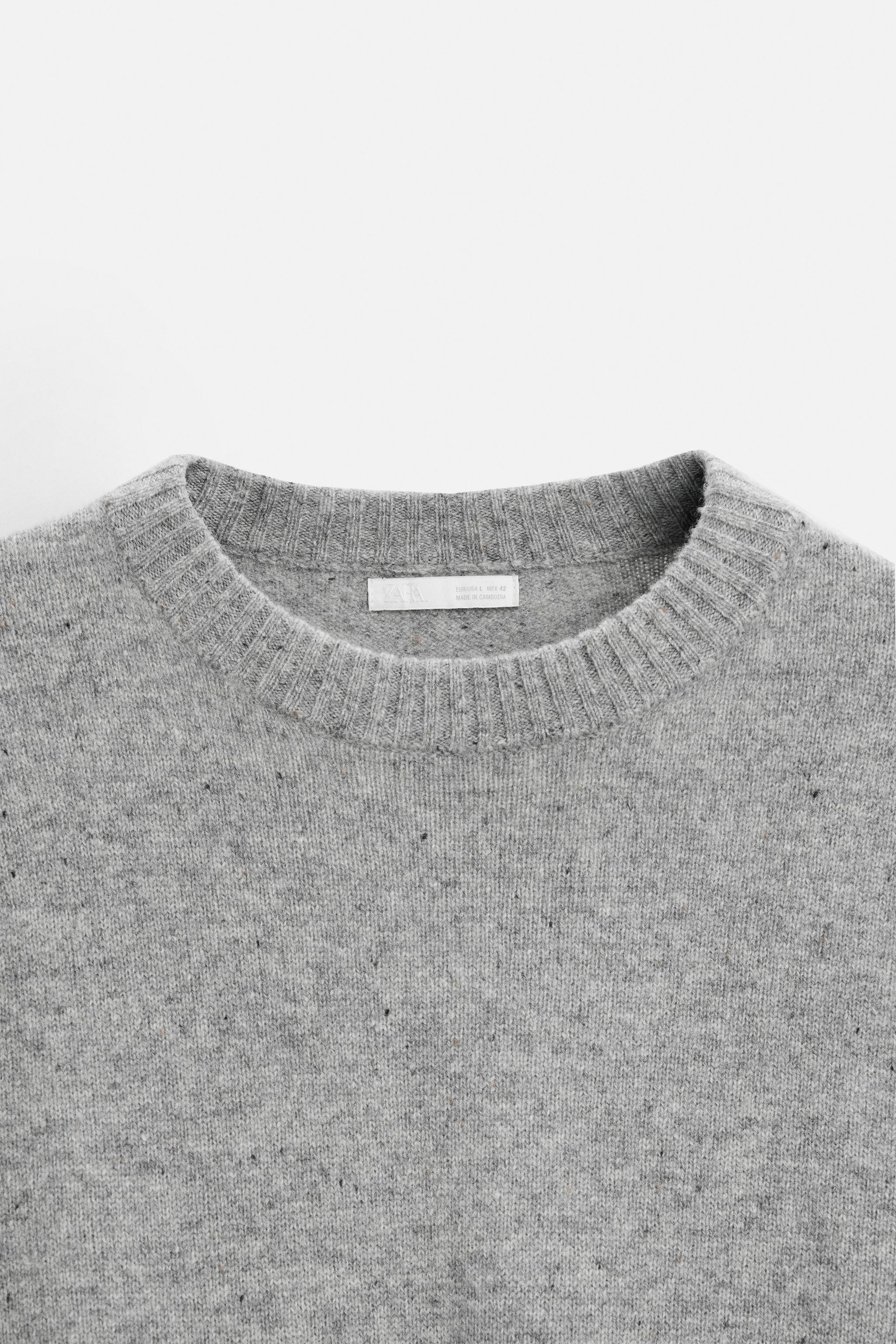 100% WOOL BUTTON-UP SWEATER Product Image