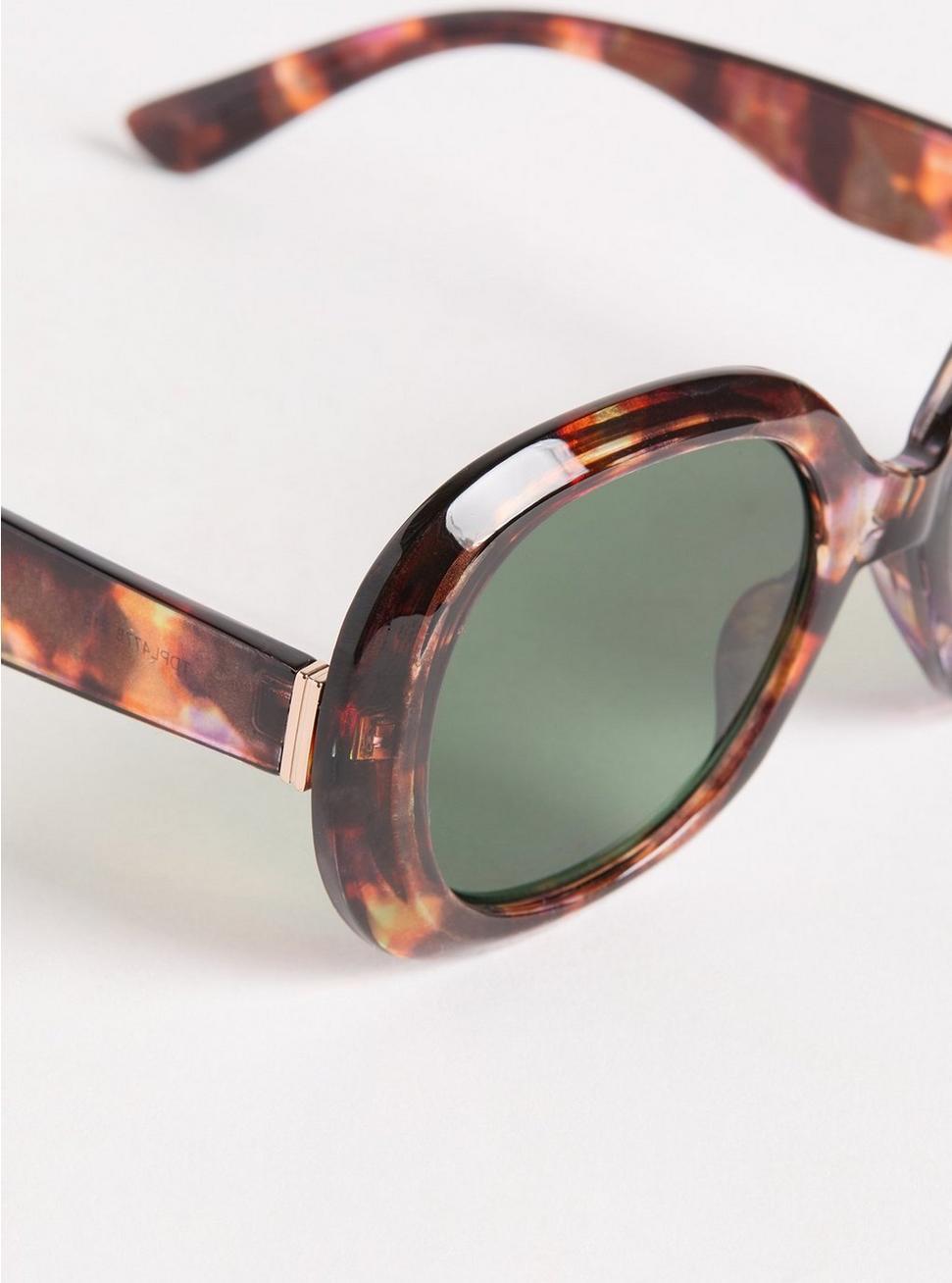 Square Oval Smoke Lens Sunglasses Product Image