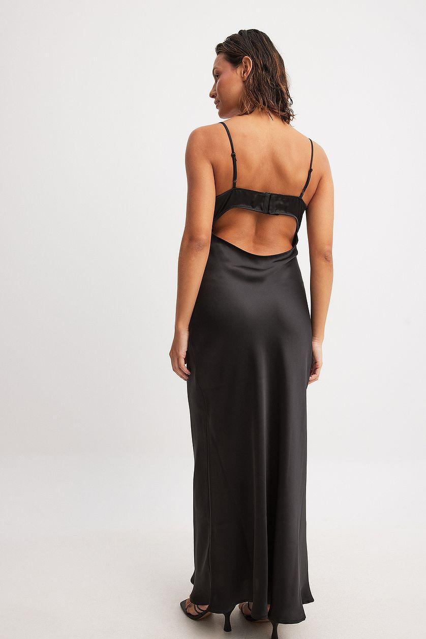 Waterfall Strap Back Maxi Dress Product Image