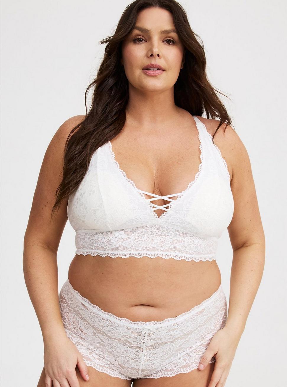 Lightly Lined Lace Bralette Product Image