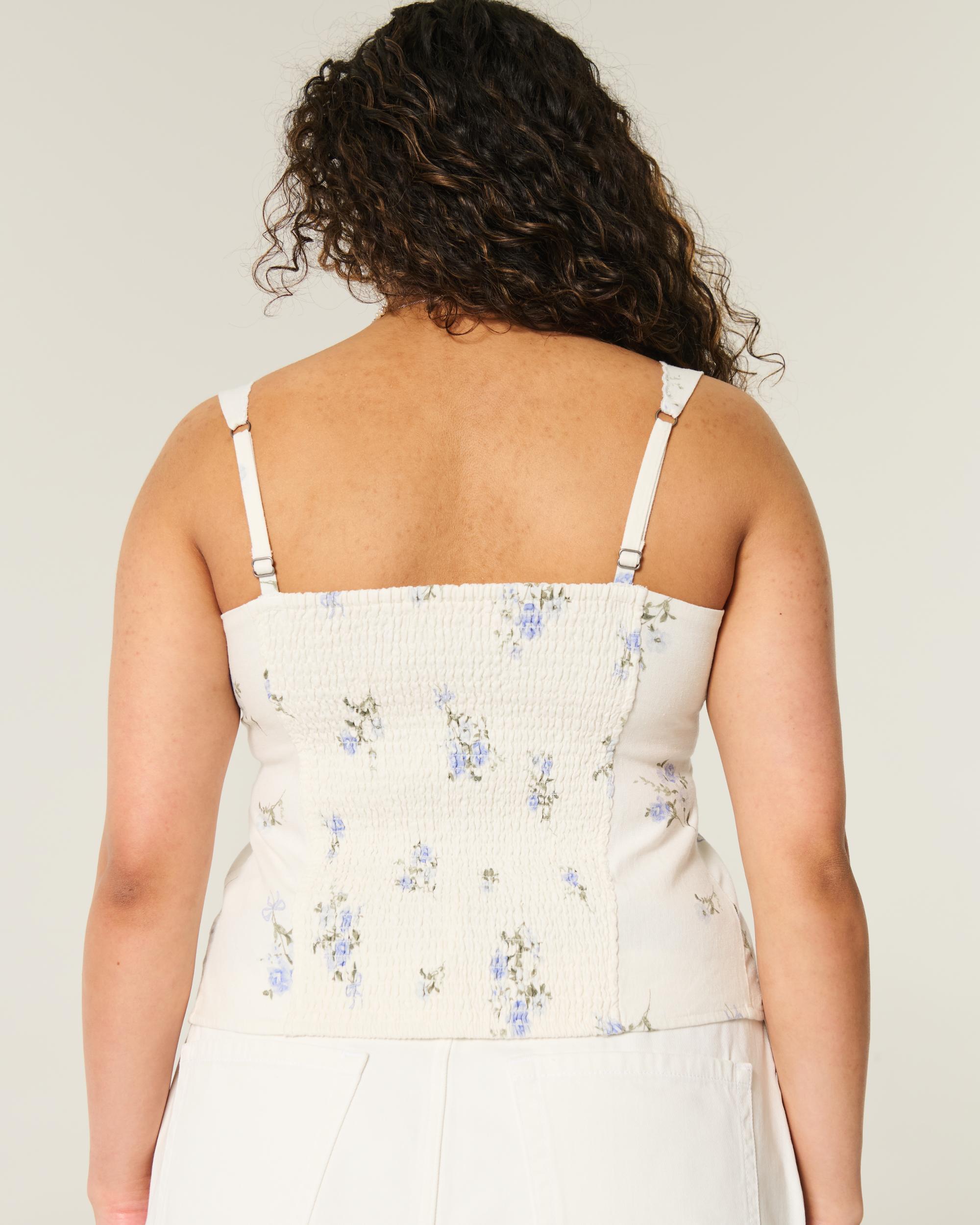 Linen Blend Button-Through Top Product Image