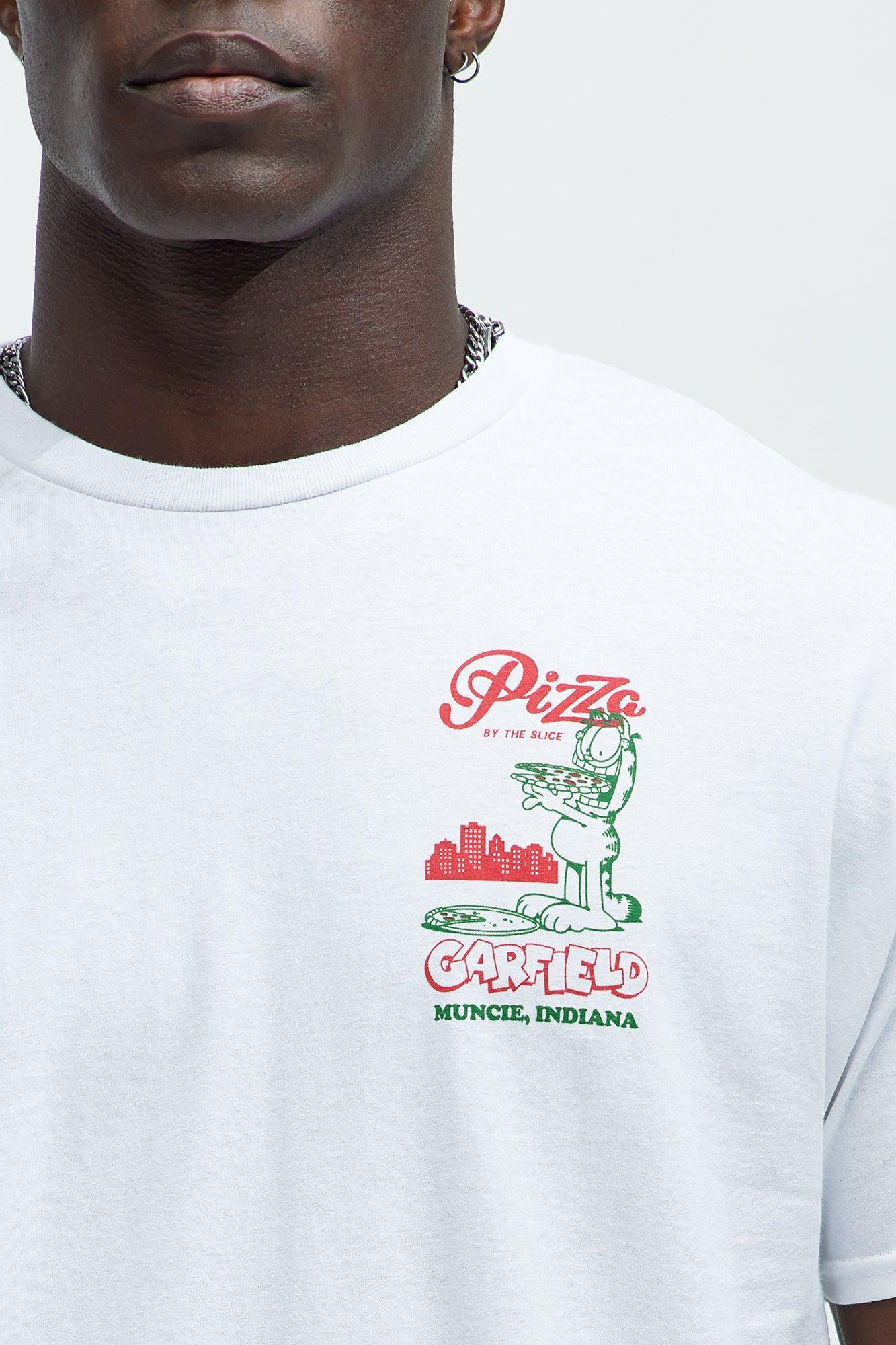 Garfield Pizza Co. Short Sleeve Tee - White Product Image