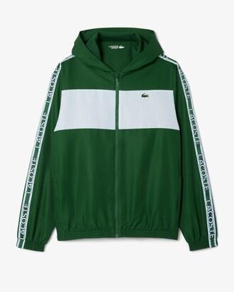Colour-Block Logo Stripe Tennis Jacket Product Image
