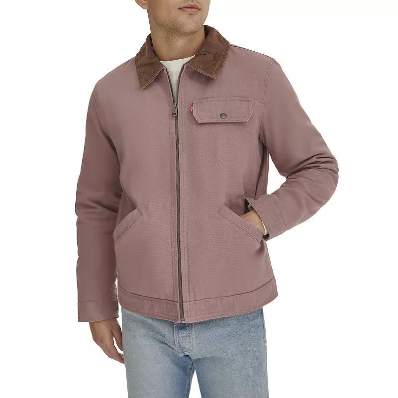 Mens Levis Trucker Jacket with Corduroy Collar Product Image