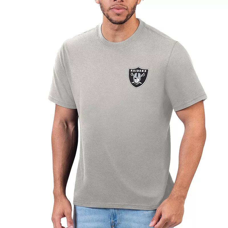 Mens Margaritaville Silver Las Vegas Raiders T-Shirt Product Image