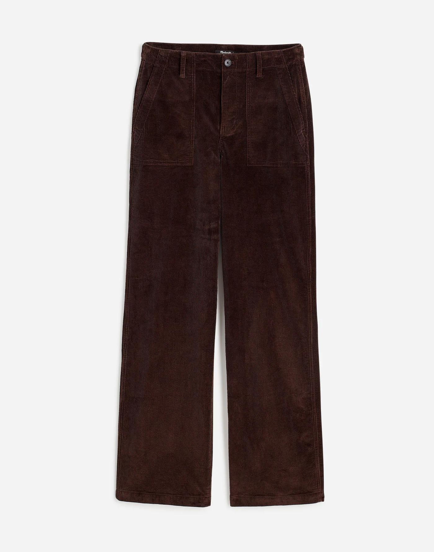 Low-Slung Baggy Utility Pants in Corduroy Product Image