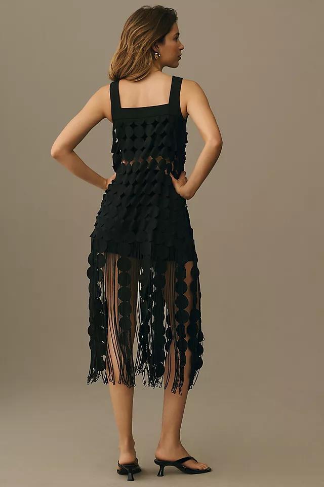 By Anthropologie Cutout Fringe Tunic Product Image