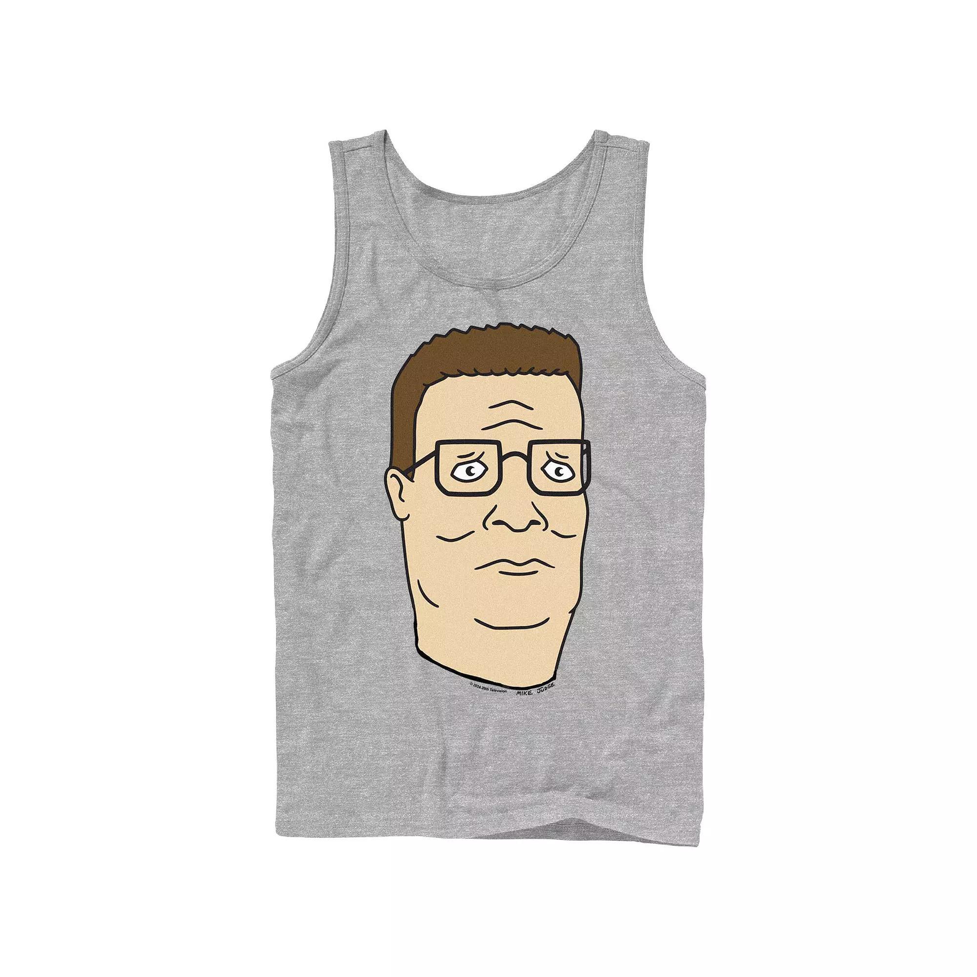 Men's King Of The Hill Hank Big Face Graphic Tank,  Product Image