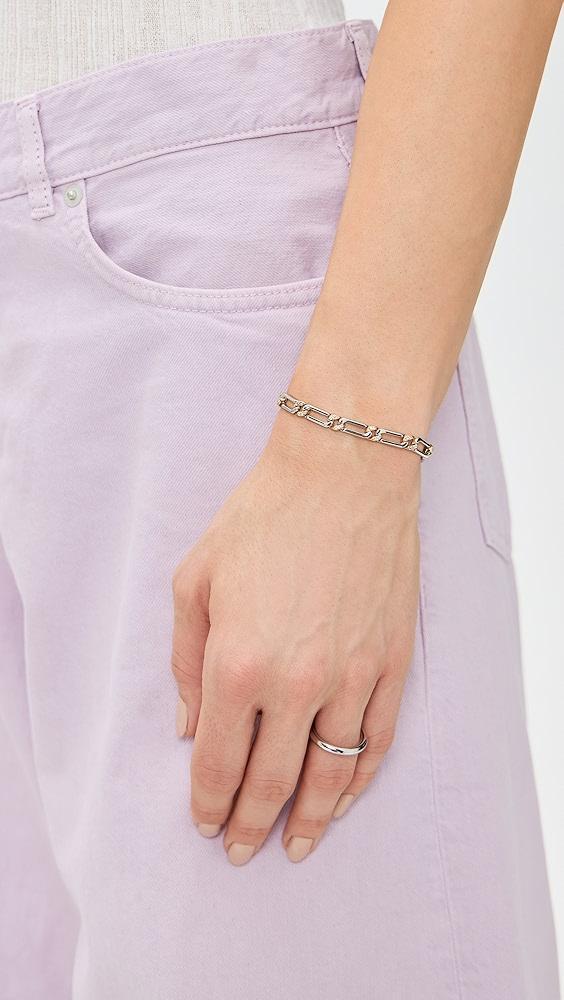 Luv Aj The Two-Tone Pave Link Bracelet | Shopbop Product Image