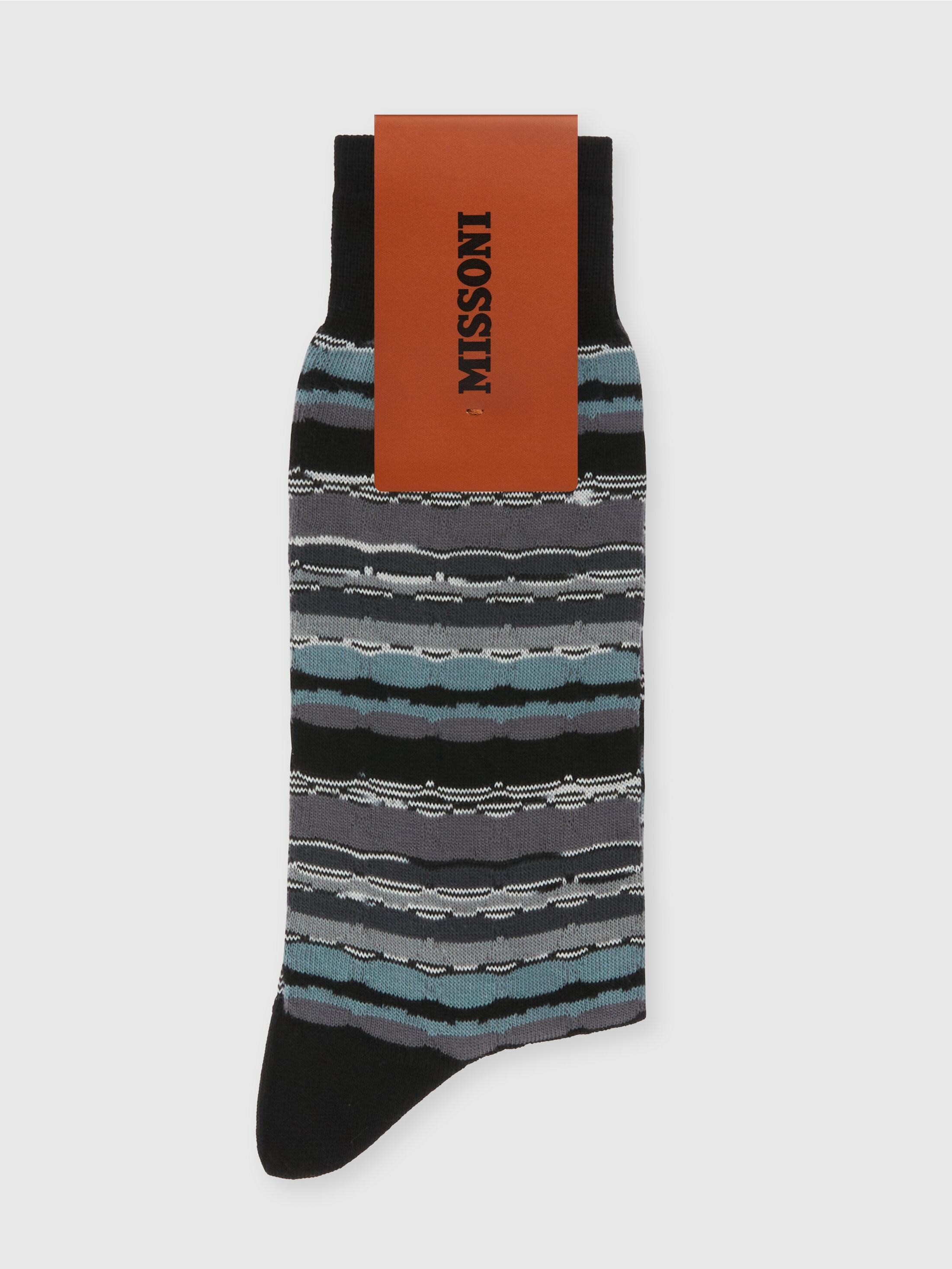 Patterned cotton blend socks Product Image