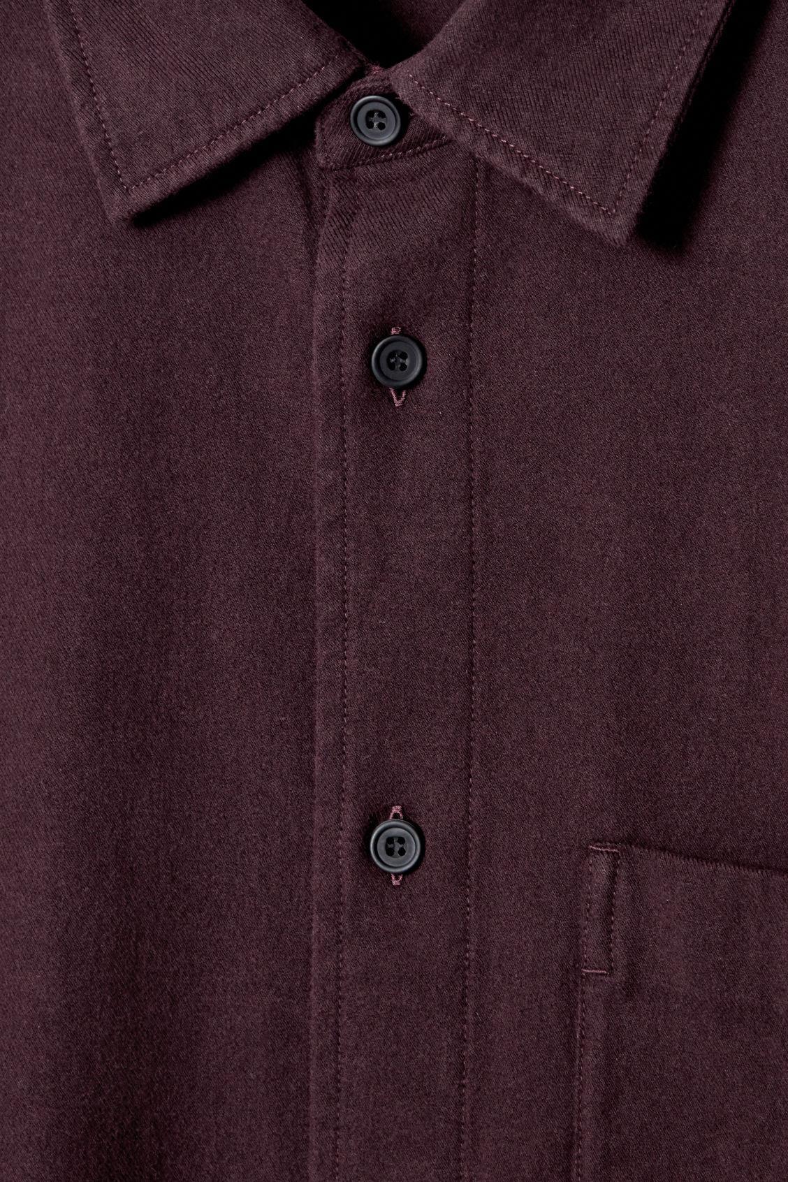 RELAXED BRUSHED COTTON-BLEND SHIRT Product Image