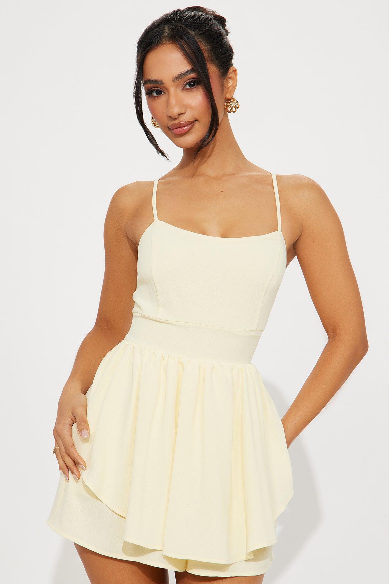 Bridget Romper - Yellow Product Image