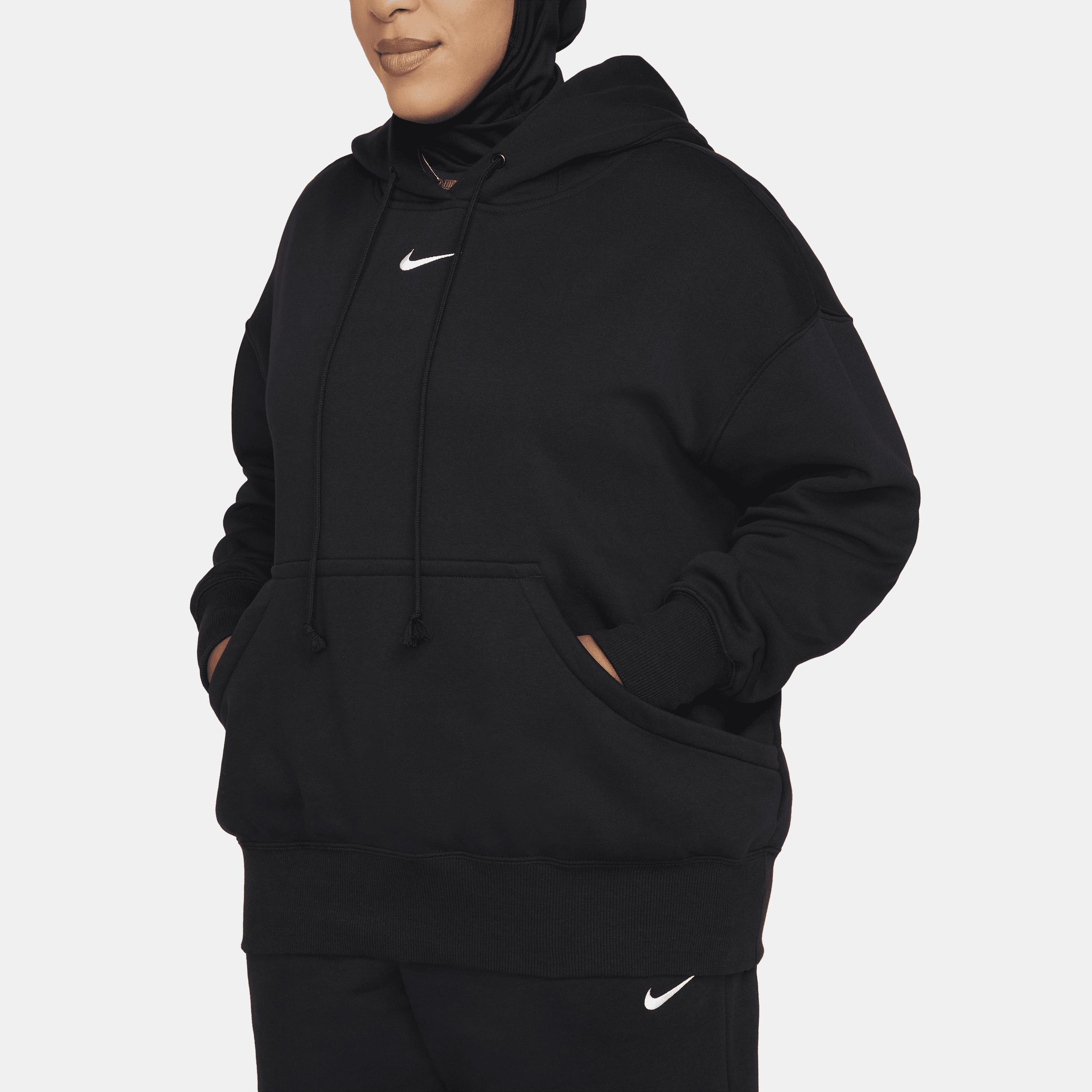 Nike Womens Sportswear Phoenix Fleece Oversized Pullover Hoodie Product Image