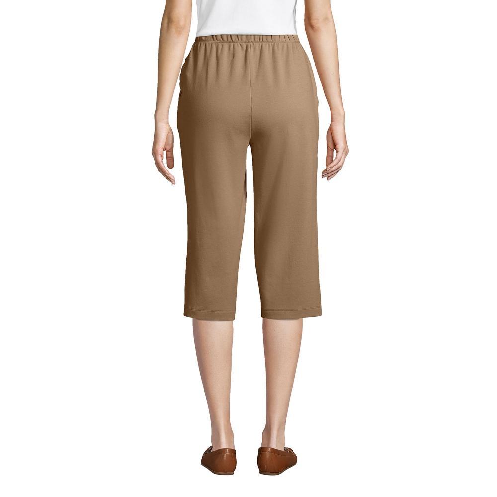 Womens Lands End Sport High Waist Pull-On Capri Pants Product Image