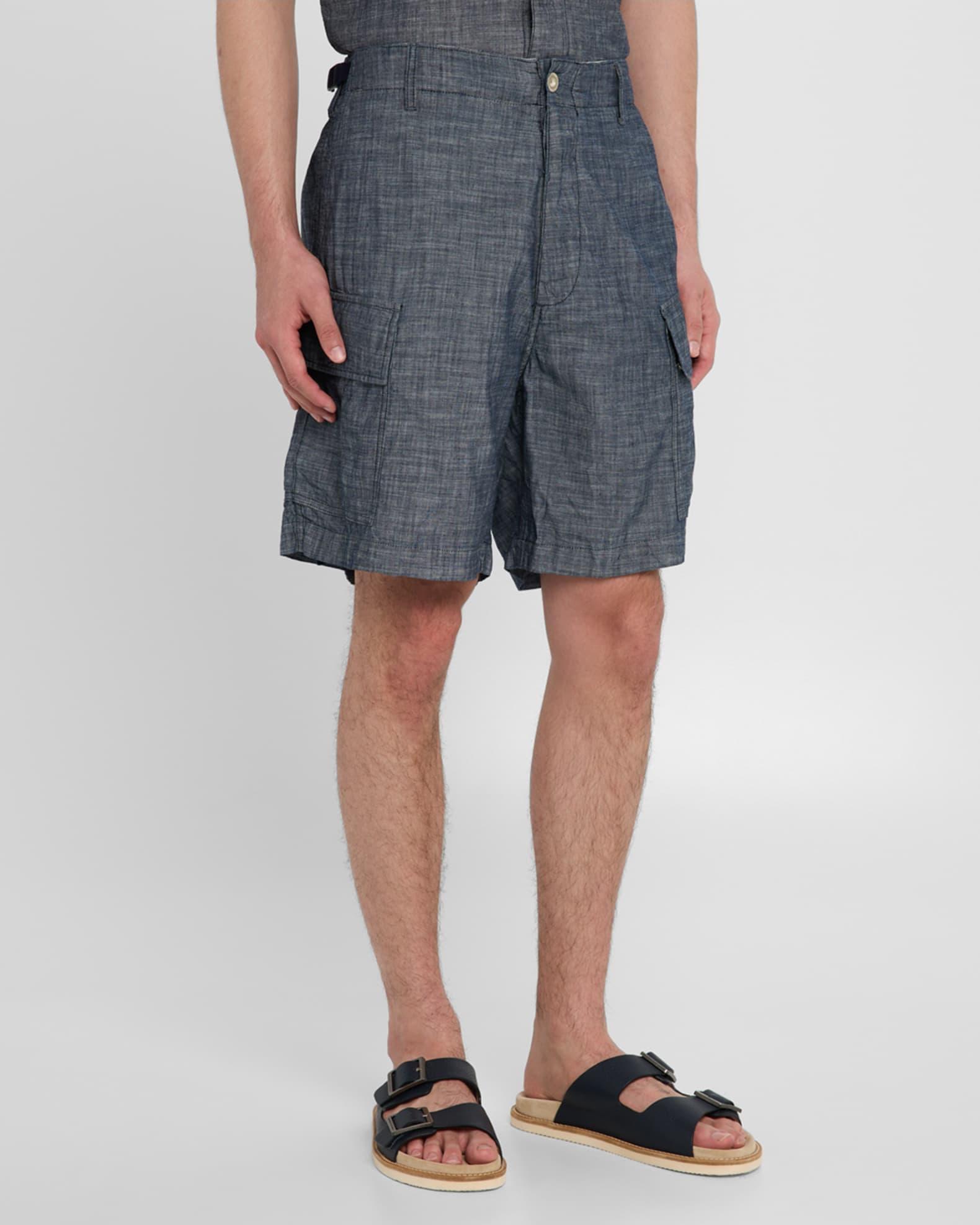 Men's Chambray Cargo Shorts Product Image