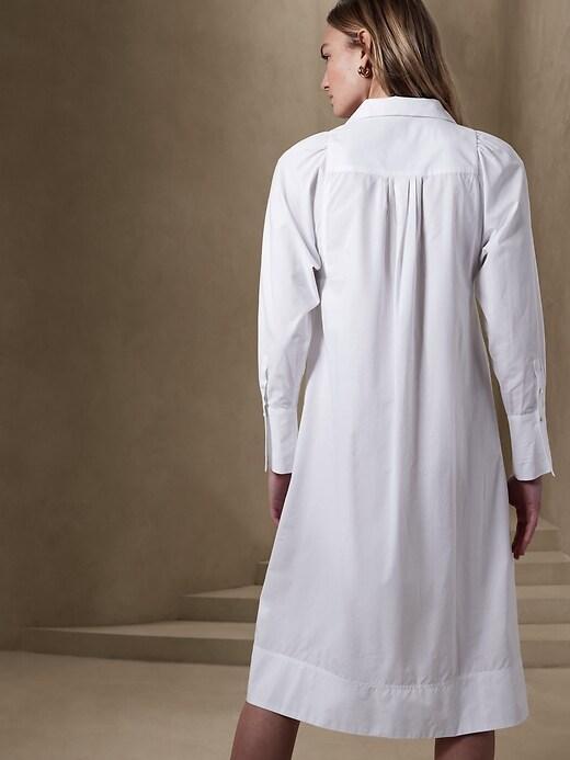 Pintuck Bib Midi Shirtdress Product Image