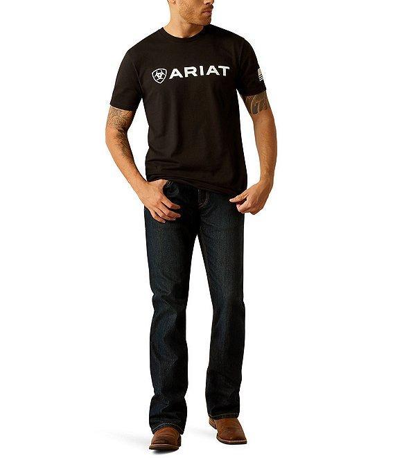 Ariat Shield Flag Short Sleeve Logo Graphic T-Shirt Product Image