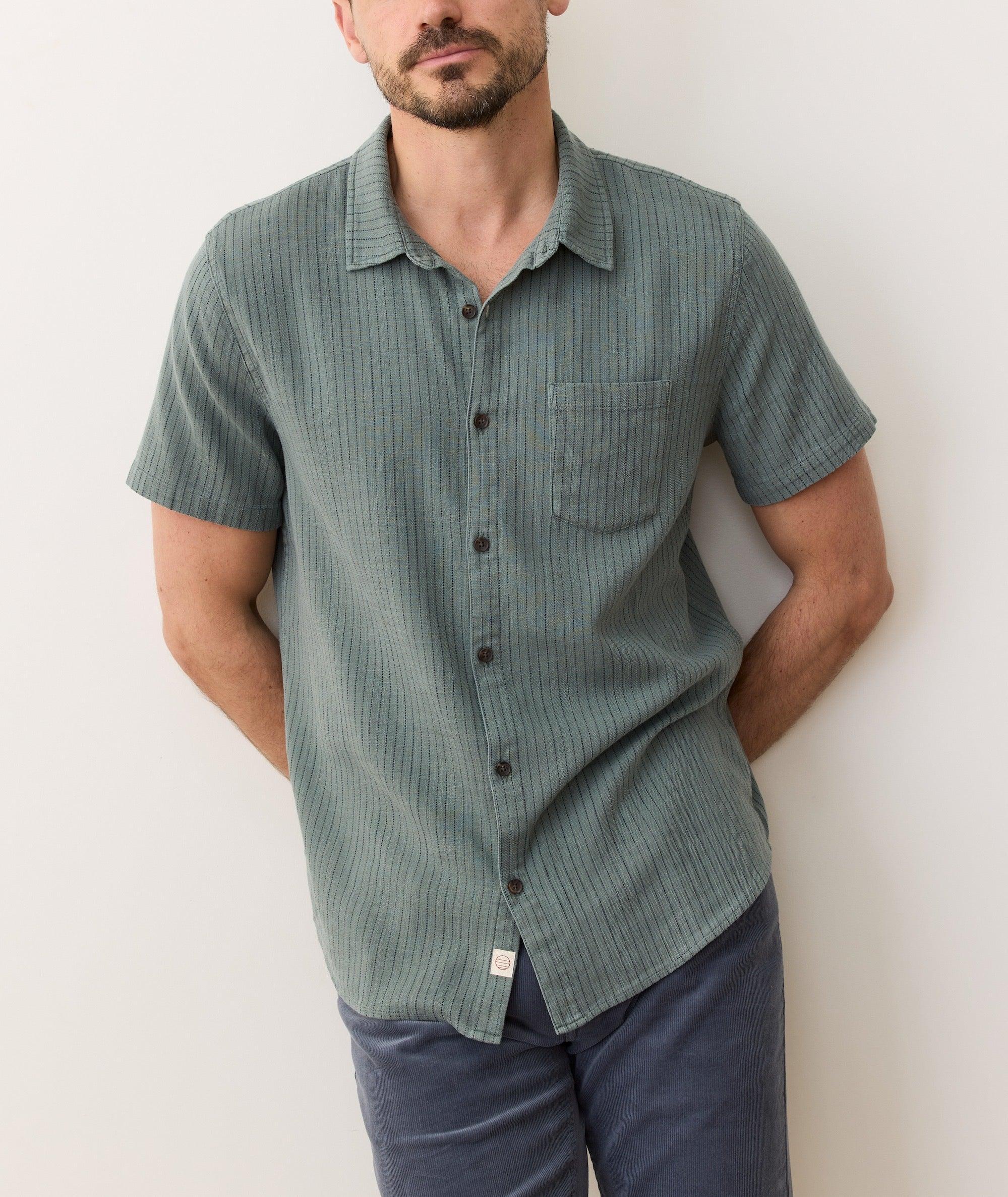 Stretch Selvage Short Sleeve Shirt Product Image