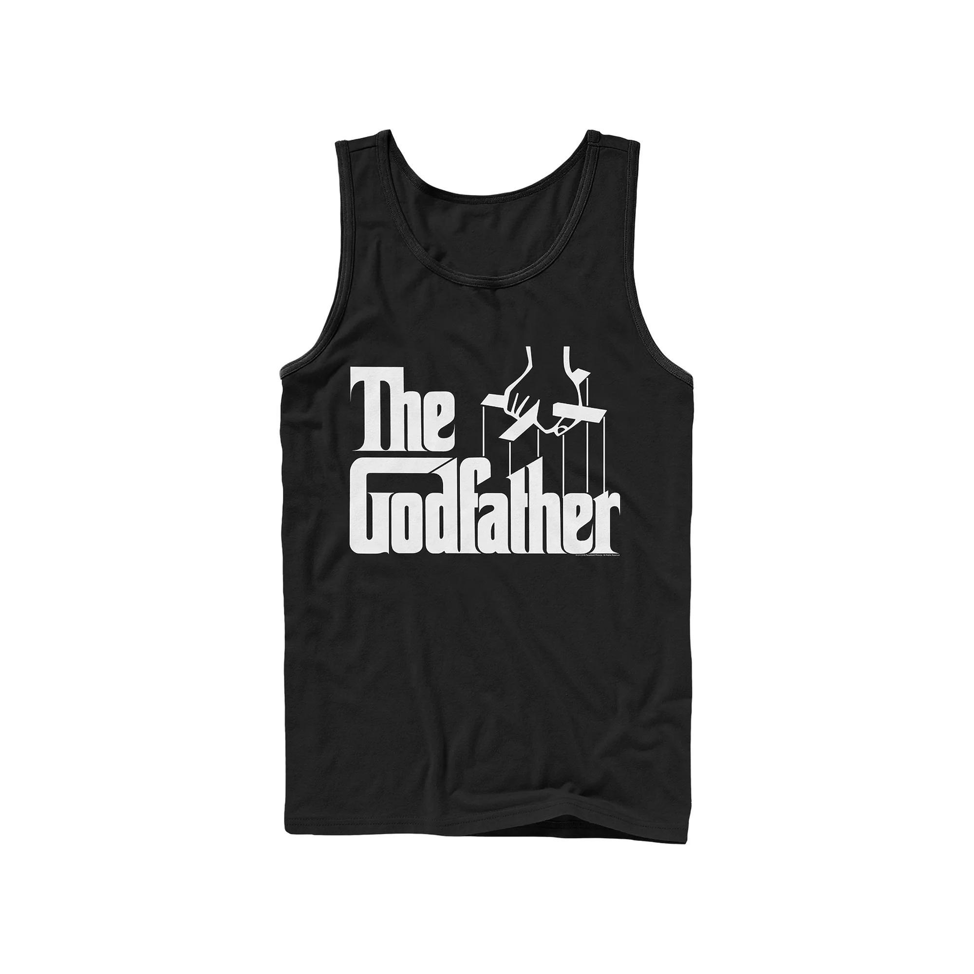 Men's The Godfather Title Logo Graphic Tank Top, Size: XXL, Black Product Image