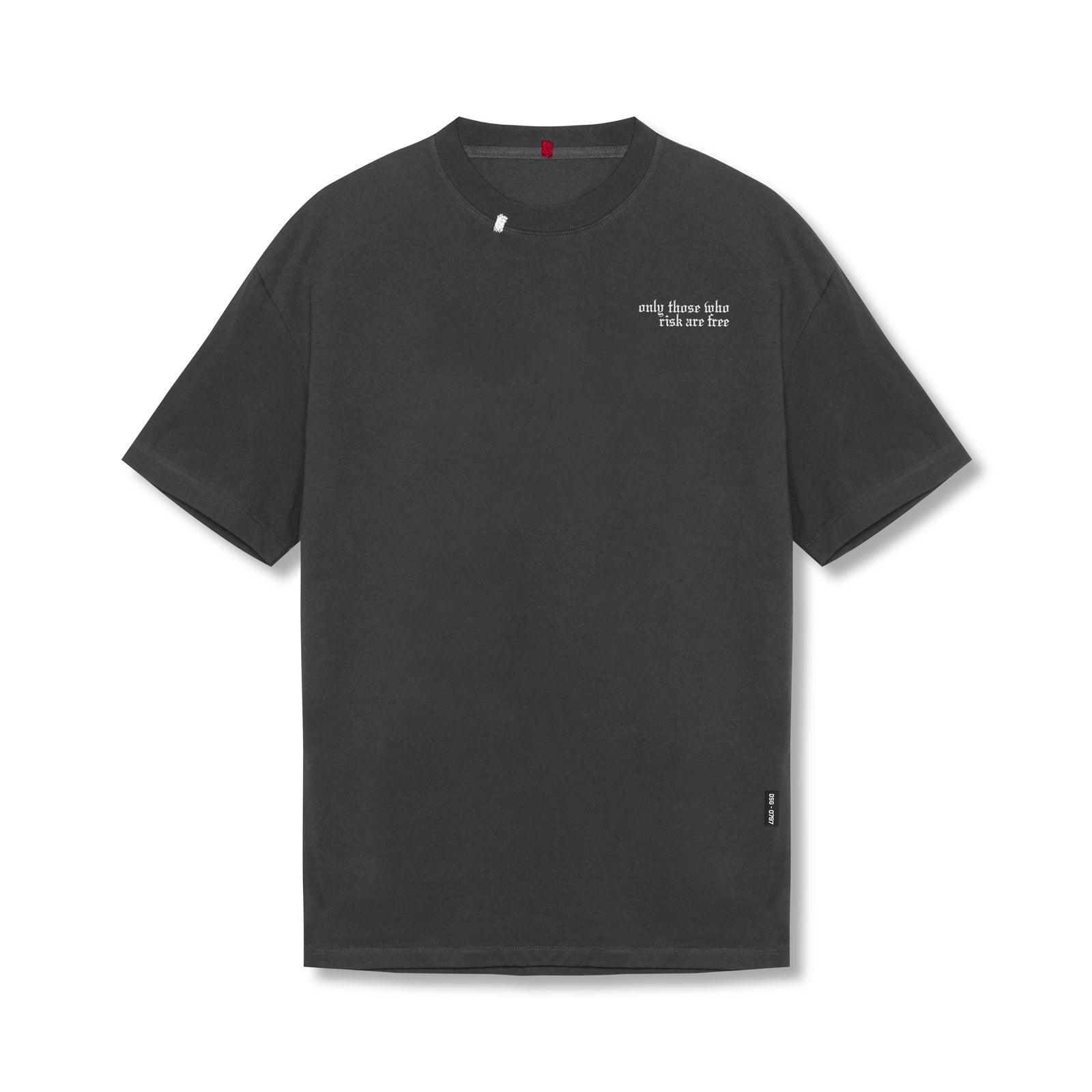 0797. Tech Essential™ Relaxed Tee - Space Grey "Brush Wings/ASRV" Product Image