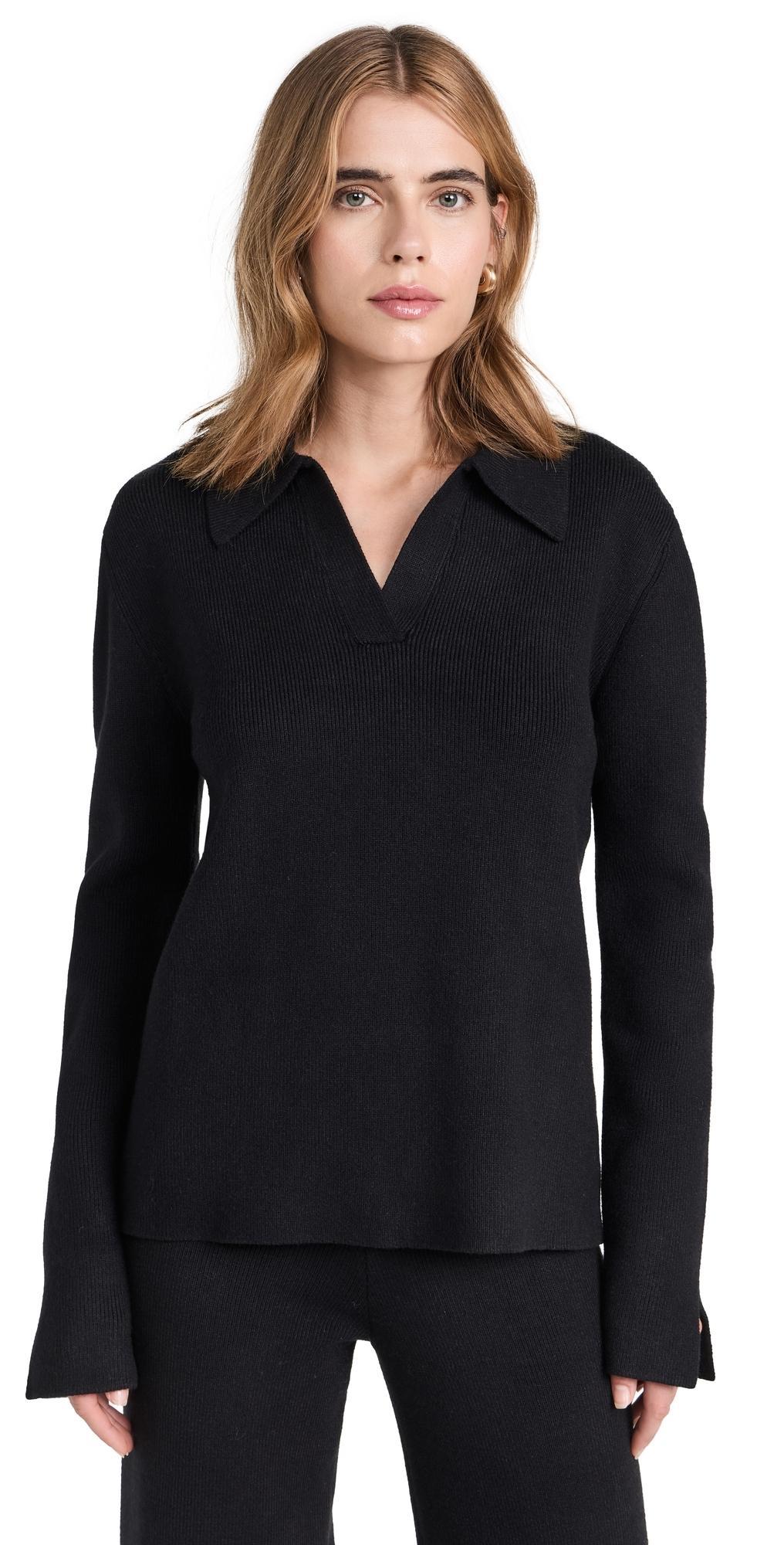 English Factory Womens Collared Knit Sweater Product Image