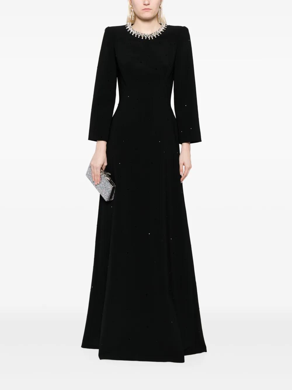 Mars crepe gown Product Image