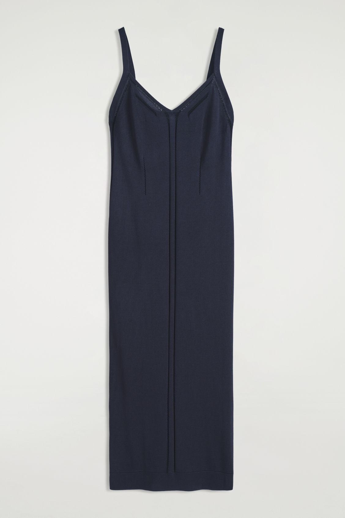 KNITTED MIDI SLIP DRESS Product Image