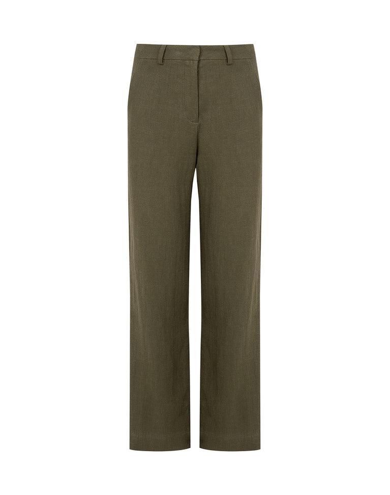 Giulia Tailored Pants - Evergreen Product Image