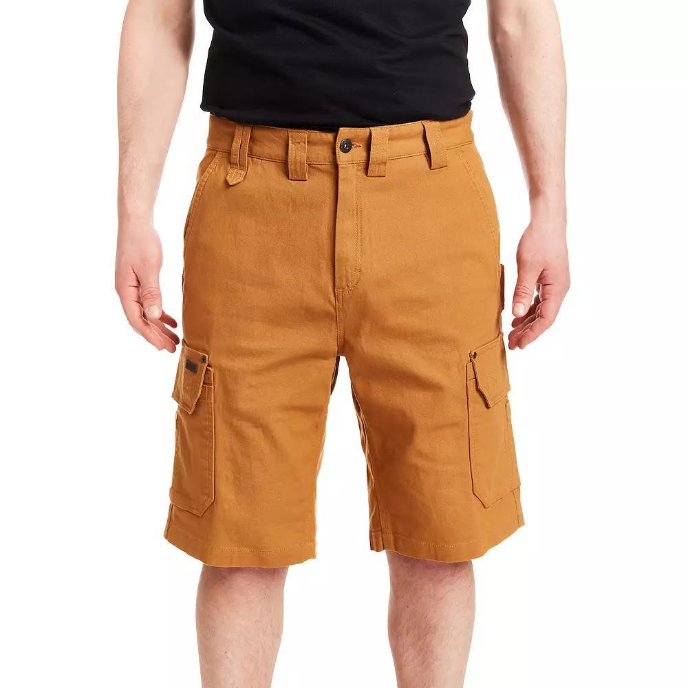 Men's Smith's Workwear 11-inch Relaxed-Fit Stretch Duck Canvas Cargo Shorts,  Product Image