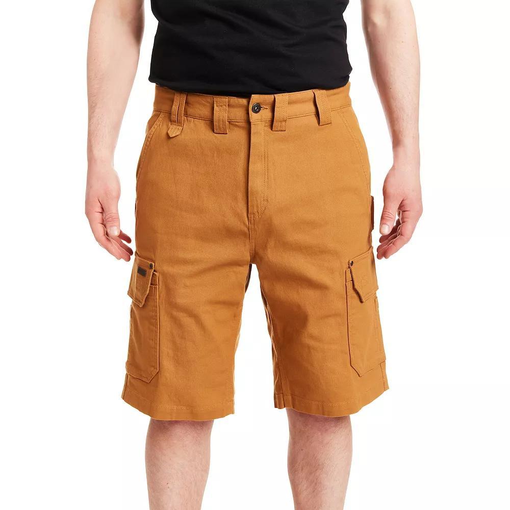 Men's Smith's Workwear 11-inch Relaxed-Fit Stretch Duck Canvas Cargo Shorts,  Product Image