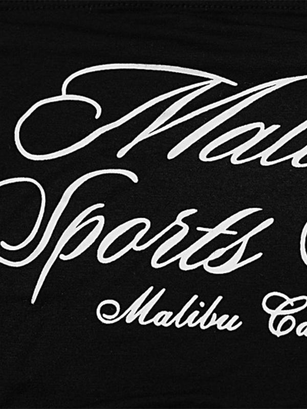 Letter Print Bandeau Top Product Image