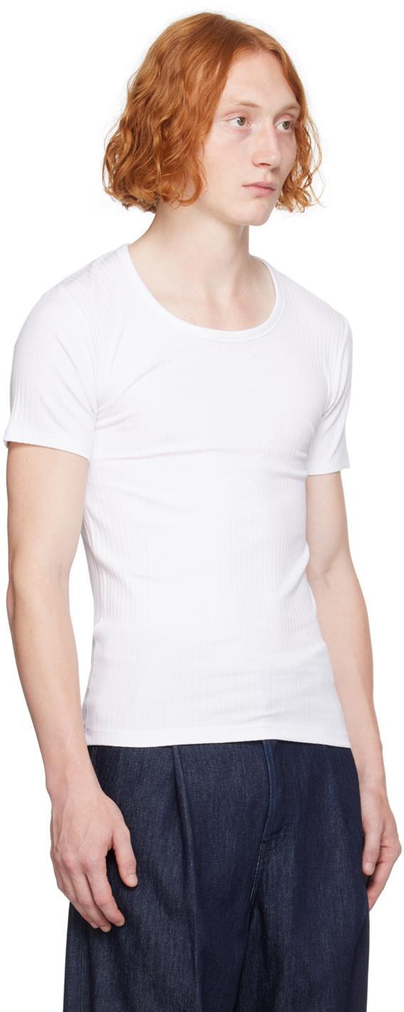 DRIES VAN NOTEN White Crewneck T-shirt In 1 White Product Image