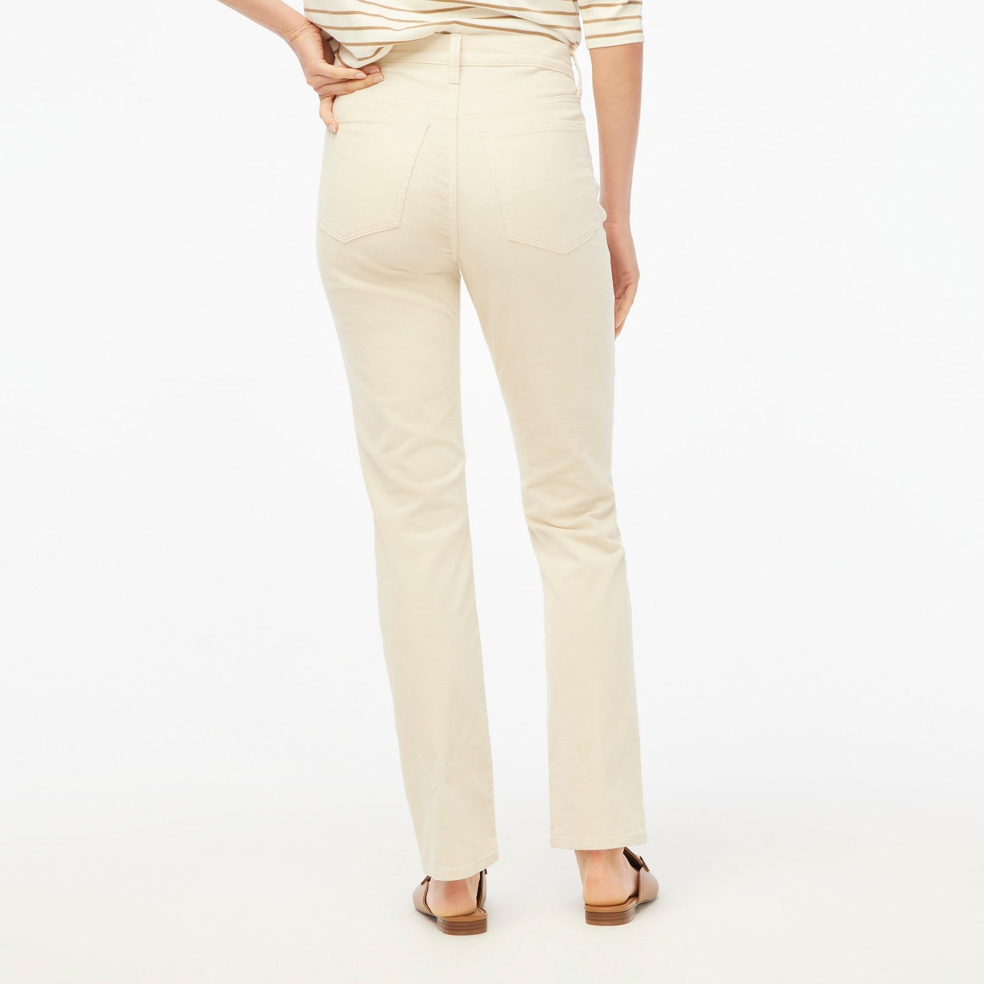 Corduroy full-length essential straight pant Product Image