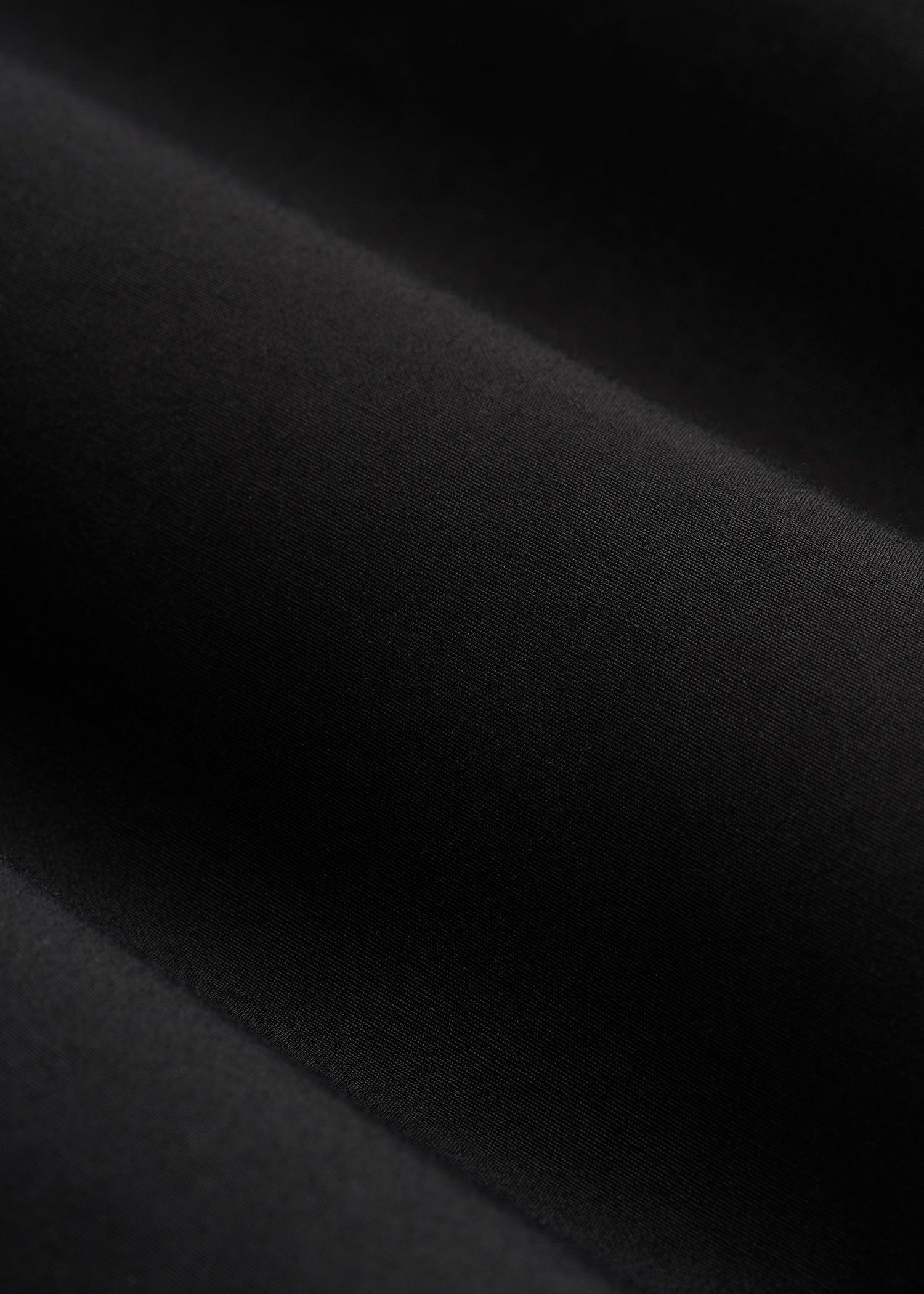 Minimalist Trench Coat for Tall Men in Black Male Product Image