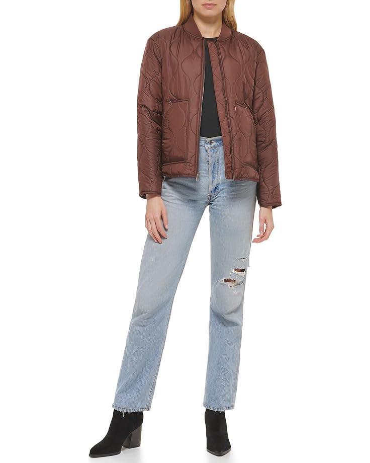 Fashion Bomber with Ruching on Sleeves Product Image