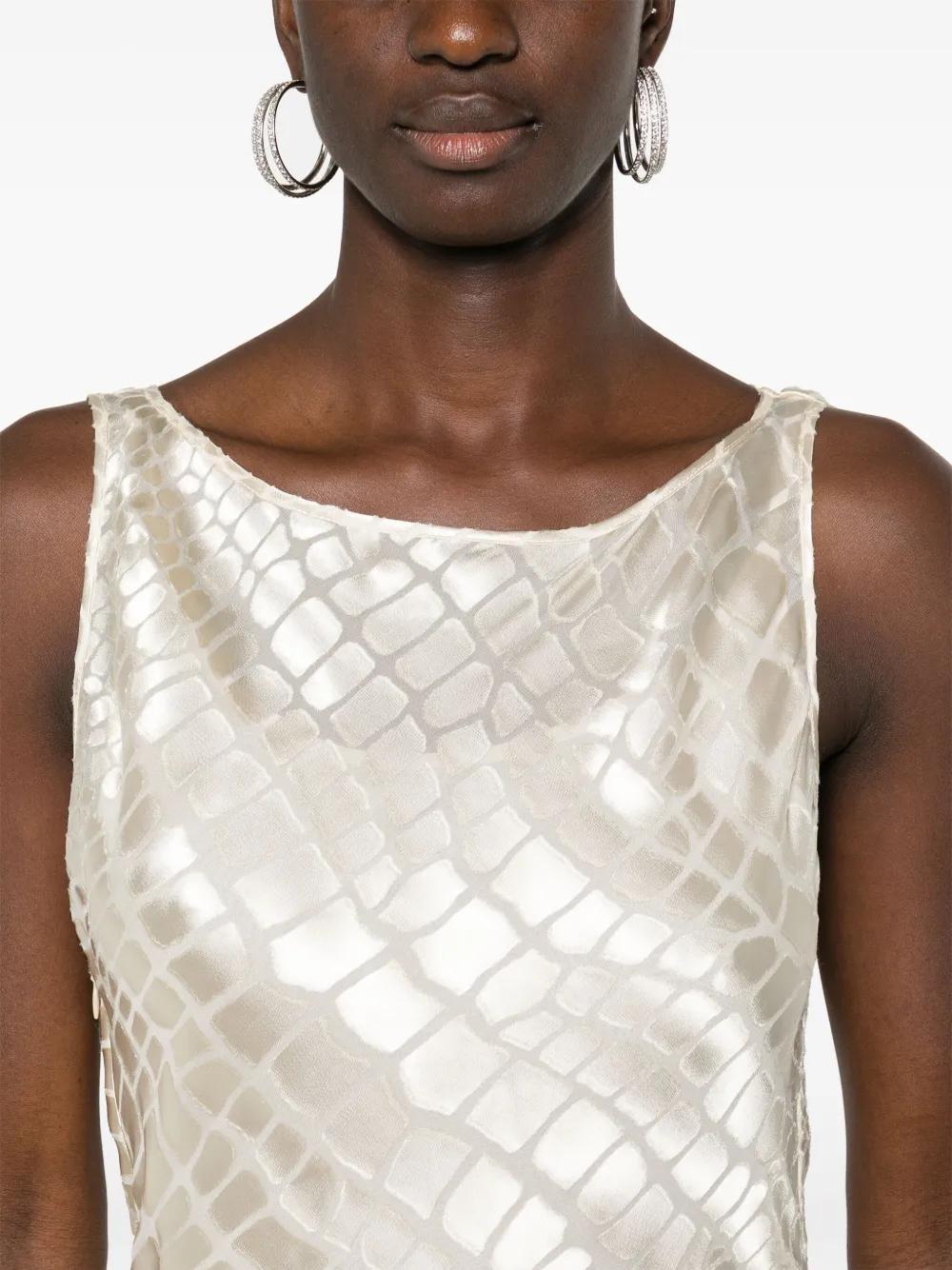 devoré-effect dress Product Image